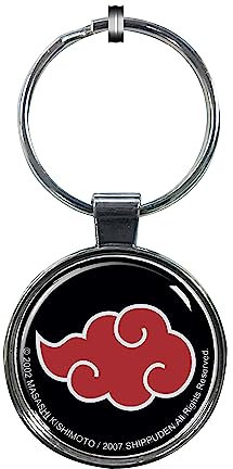 Ata-Boy Naruto Shippuden Atasucki Clouds Porte-clés pour clés, sacs à dos et plus encore 3,8 cm, multicolore, taille unique