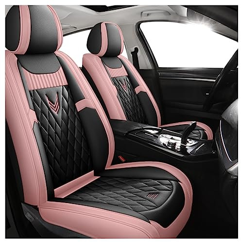 DTGPRO Set coprisedili auto adatto per Peugeot 206 CC SW 207 208 307 CC/3008 adatto per coprisedili auto, rosa