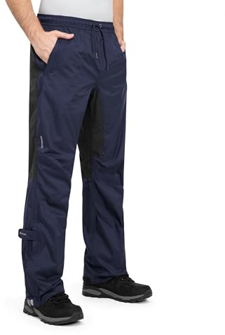 Höhenhorn Pluvia Herren Regenhose wasserdichte Überziehhose Wassersäule 5.000 mm Atmungsaktive Outdoorhose mit Transportbeutel