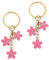 Jeffdad 2 portachiavi carini per donne, piccoli ciondoli portachiavi per zaini per ragazze, portachiavi per accessori per borse, Rosa Rosso 2 Pz, Small
