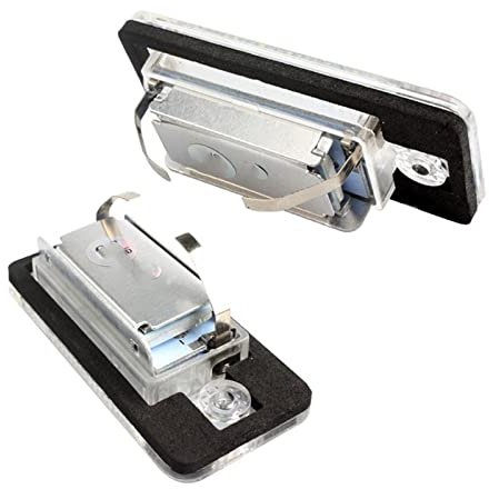 DIOTTI Kennzeichenleuchte 2Pcs Nummernschild Glühbirne Fehlerfreie Nummernschild Lampe Für A4 A5 A6 A3 S3 S4 S5 B6 B7 S6 A8 S8 Q7 RS4 RS6