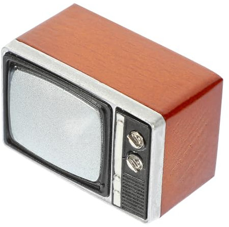 UPKOCH Televisión Retro para Casa De Muñecas Mueble Decorativo De Sala De Estar Accesorio De Escena