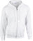 TICTEX Felpa con Cappuccio Unisex | Giacca in Pile Misto Pesante per Uomo e Donna | Giacca in Felpa con Cappuccio e Cerniera | Giacca Estiva Leggera | Bianco, L