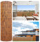 CMJYMX 1OO% Natural Schilfrohrmatte 50 60 70 80 90 100 110 120 130 140 150 160 180 Hoch Bambus Sichtschutz Aus Dichtem Schilf Pool/Garten/Terrasse/Balkon/Hinterhof/Dach Sichtschutzmatte(H110*L700cm)