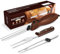 MOVNO elektrisches Messer, elektrisches Messer für Fleisch, Tranchieren von Truthahn, Brot, Geflügel, Filetieren, Schaumstoffbearbeitung und mehr, ergonomischer Griff, Gabel enthalten, Elektromesser