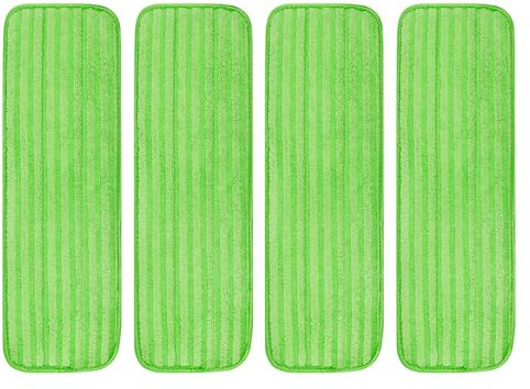 MKVAXR 2/4 pièces tampons de vadrouille en Microfibre, for Swiffer, for aspirateur Sweeper XL Utilisation sèche et Humide Chiffons de vadrouille for Nettoyage de Sol Tampons de Nettoyage(4 Pack)