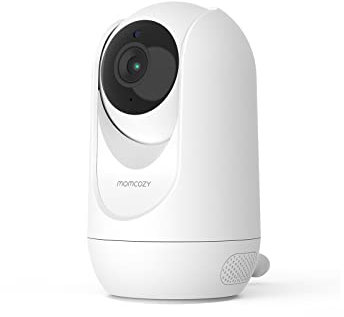 momcozy Babyphone BM01 Add-On-Kamera, 1080P HD-Auflösung, PTZ-Zoom, Temperaturerkennung, Klare Nachtsicht, 2-Wege-Audio,Wiegenlied, einfach anzuwenden (Nicht kompatibel Babyphone BM03)