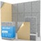 Soundsbay Akustikplatten Selbstkleben 12 Stück, Schallabsorber, Schalldämmung Schallschutz Wand hoher Dichte Schallschutzplatten für Akustische Behandlung und Wanddekoration 30x40x0.9cm (Silbergrau)