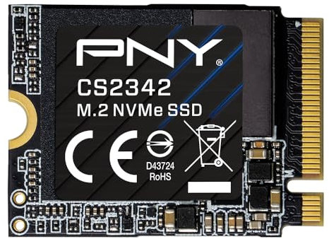 PNY CS2342 M.2 2230 2TB NVMe Gen4 x4 SSD - up to 7,300 MB/s read & 6,000 MB/s write - M230CS2342-2TB-TB