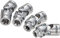 HAZET 880G-E/4 Torx Profile Socket Set - Chrome-Plated/Polished
