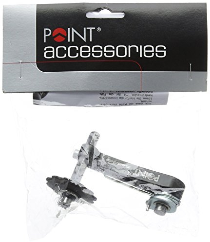 Point 10104501 Single Speed I - Tensor de Cadena de Bicicleta (68 mm, Aluminio), Color Negro