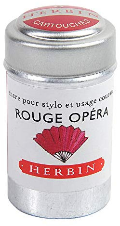 J. Herbin Ink Cartridges Rouge Opera by J. Herbin