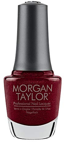 Morgan Taylor Red Professional Nail Polish Lacquer: I'm So Hot, 15 mL