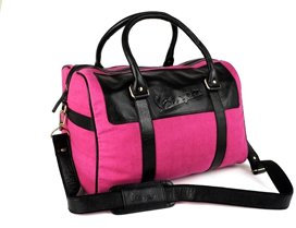 Vespa 60538400P Ledertasche/Canavas Rosa