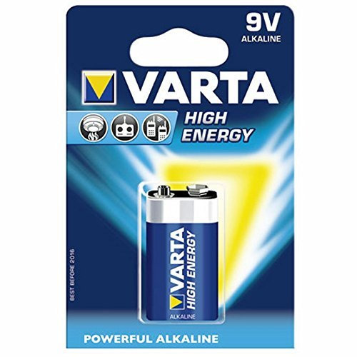 Varta 9 V Bloc E 4922 High Energy 1 sous blister Lot de 10 by Varta