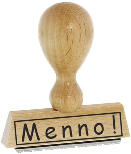 Sprüche-Stempel/Holzstempel menno vom Kaufhaus2010