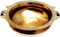 Purpledip Brass Urli (Uruli, Varpu): Vintage Design Water Bowl for Candles or Flowers (11760)