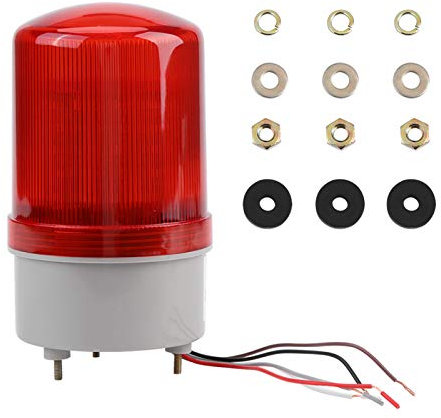 LED Warnleuchte rot LTE-1101 Kontrollleuchte Emergenza Rotante Licht Scheinwerfer AC 220 V