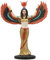 Ebros Gift Ägyptische Göttin Isis Ra mit offenen Flügeln, Statue 30,5 cm hoch, Gottheit der Mutterschaft, Magische Weisheit und Natur, dekorative Skulptur Götter von Ägypten, Akzent (lebendige Farben)