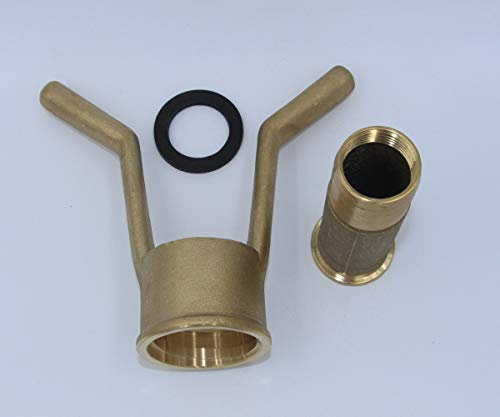 Sobime Boca De Riego tipo Madrid, Colzada para grifo, Válvula multipuerto de 3 puertos, Latón
