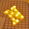 JANDEI - Lettere LED, Numeri Luminosi, Figura a Cuore, 22cm, con Luce Calda per Decorazione e Atmosfera, Luci Notturne Scrivania, Compleanni, Matrimoni, Vetrine. Funzionano con batterie AA (N)