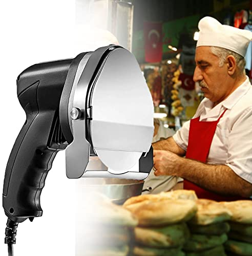 WZFANJIJ Electric Kebab Meat Slicer, Meat Slicer Portable Hand-held100mm Blade Electric Kebab Knife for Shawarma Doner Gyros Knife,A