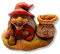 DECORATIVE FIGUR KLEINE WITCH 100% HANDGEMANCHT (Geld)