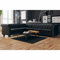 Susany Chesterfield Sofa Ecksofa 6-Sitzer Sofa Zweisitzer Loungesofa Polstersofa Sitzmöbel Polstermöbel Designsofa Wohnzimmersofa Kunstleder Schwarz