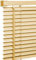 Ruby Deals PVC Venetian Blind Blinds Window 25mm Thin Slats Kitchen Windows Blinds Treatments Easy Fit Curtains Trimmable Fittings Home Office (Natural Wood Grain Effect,W120cm x L150cm)