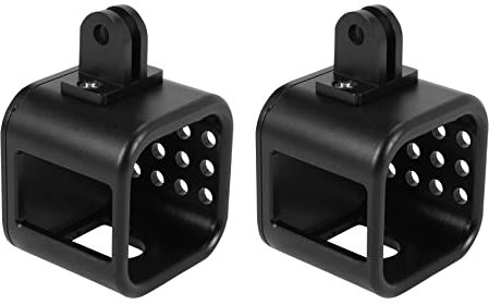 NONDK 2 x protettiva in lega di alluminio per Hero 4/5 Session Go Camera Accessori Nero