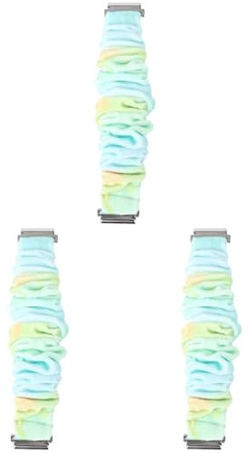 Hemobllo 3 Pièces Bracelet De Montre 22Mm De Smartwatch Élastique Bande De Montre Montre Intelligente Pour Femme Bracelet Élastique Montre Chouchou Bande De Montre Pour Montre