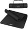 ALPIDEX Yogamatte Extra Dick 1,5 cm Gymnastikmatte 3 Größen E-Book rutschfest Phthalatfrei Fitness Matte Turnen Pilates Sport Physio HIIT Yoga Trainingsmatte Isomatte, Black, 190 x 60 x 1.5 cm