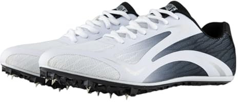Zapatos con Clavos para Pista Y Campo,Zapatillas Deporte Atletismo con Clavos,Zapatillas De Pista Y Campo para Hombre,Antideslizantes,con 8 Clavos,Resistencia Al Desgaste,para Velocidad