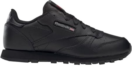 Reebok Classic Leather Jungen Sneaker, Black 1, 32 EU
