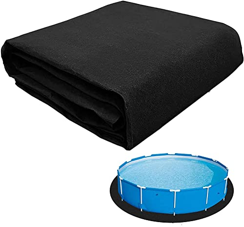 JUDANNA Tapis de protection pour piscine hors sol, tapis de sol de piscine, tapis de protection de piscine, tapis de sol pour protéger la piscine hors sol, rond