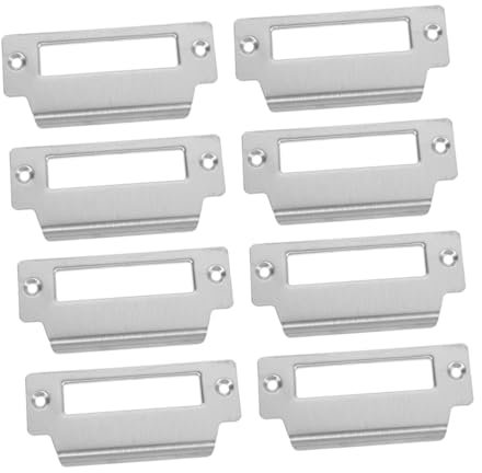 OSALADI 8pcs Door Security Strike Plate for Internal Door Stainless Steel Door Reinforcement Plate Easy Install Door Receiver Plate