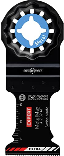Bosch Expert AIZ 32 AIT Metal Starlock Oscillating Multi Tool Plunge Saw Blade 32mm Pack of 1, 2608900014