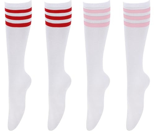 FUIPVGI 2 Paia Calze Gambaletto Donna da Ginocchio a Coscia Alta per Stivali, Sport e Cosplay