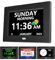 LXBYJKJ (No Power Adapter 7 Inch Digital Clock with Day and Date for Elderly Alzheimer's Clock Customizable Alarms 3 Display Modes Large Font Digital Clocks for Seniors Alarm Clocks Auto DST