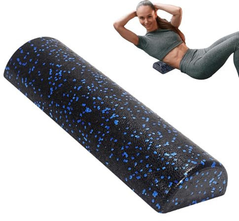 Foam Roller for Back, Half-Round Back Roller, Firm Yoga Foam Roller, Workout Foam Roller, Back Stretching Roller, Physical Roller, Muscle Recovery Foam Roller, Yoga Stretching Roller,