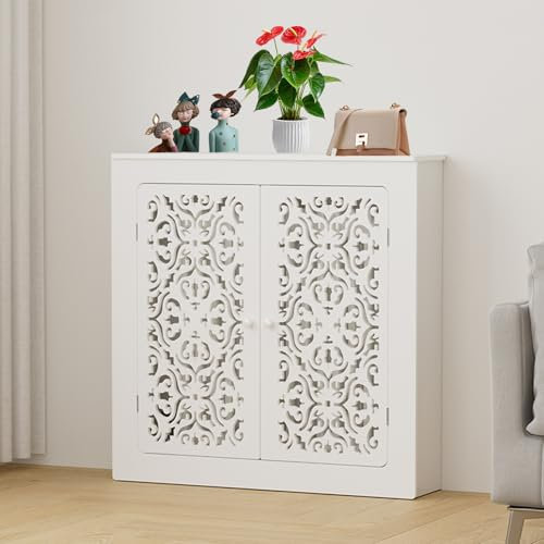 AHDFY Tablette de Radiateur, Grille Cache Radiateur Bois Grille D'AéRation Verticale à Lattes Etagere Radiateur à Poser sans Percer, pour Couloir, Salon, Salle de Bain,50x70x20cm