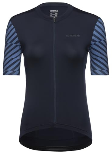 GOREWEAR Swiftride Optical Damen Fahrrad-Trikot, Kurzarm-Trikot mit auffälliger Grafik an den Ärmeln, Enganliegend