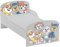 Leomark Lit d'enfant Paw Patrol La Pat' Patrouille avec Chase, Stella et Leurs Amis – Lattes + Matelas Inclus, Lit Simple 70x140 cm Confort Optimal et Sécurité Assurée !