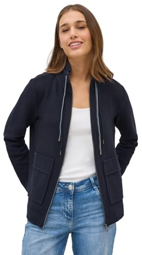 CECIL Damen 3227302 Leichte Ottoman Jacke, urban Dark Blue, XL