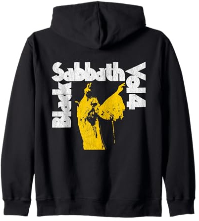 Offizielles Black Sabbath Vol 4 Album Logo Kapuzenjacke