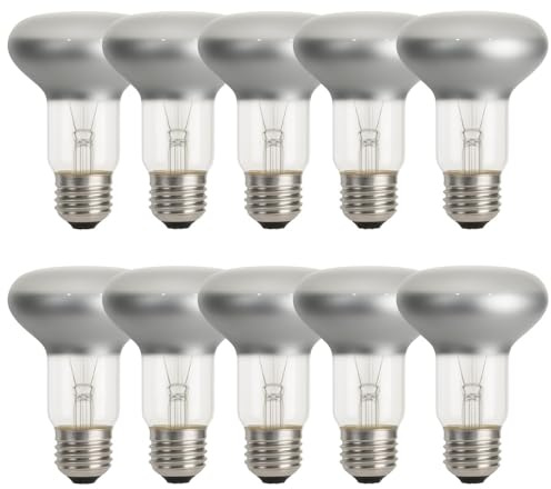 NCC-Licht 10x Reflektorlampe R80 75 Watt E27 matt 2700K Dimmbar | Leuchtmittel aus Glas, stufenlos dimmbar, ideal für Akzent- und Spotbeleuchtung