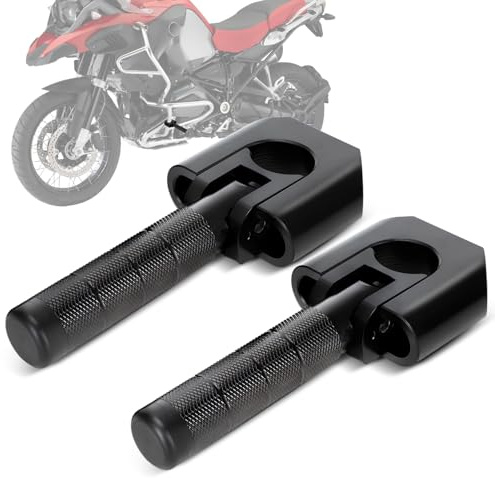 Repose-pieds Autoroute Universels pour Motos R1250GS F850GS R1200GS Africa Twin CB500X Tenere 700 V-Strom 390-1290 Adventure ADV et la Plupart des Motos de Rallye