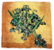 nella-mode SEIDENTUCH Seidenschal nach van Gogh: Iris Schal Tuch 100% Seide Kunstdruck 85x85 cm