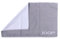 Joop! Badematten Classic Doubleface 1600 Silber-weiß - 76 50x80 cm