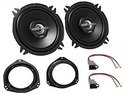 LSP-Set: JVC CS-J520X 250Watt 2-Wege Koaxial Lautsprecher+ Lautsprecherkabel Ring für Opel Corsa B (S93) 01/1993 -> 08/2008 Corsa C (X01) 11/2000 ->10/2006 Tigra (S93) Opel Vivaro (E7/F7/X83) ab 2001